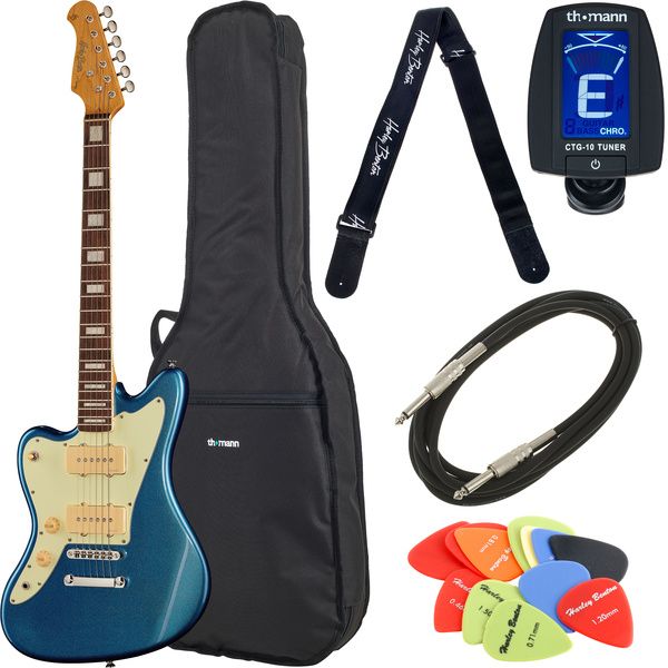 Harley Benton JA-60CC LH Lake Placid Bundle